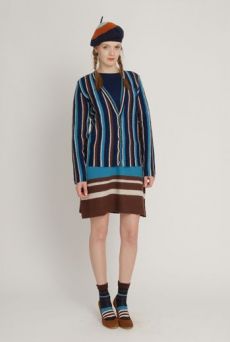 AW1213 BOILED COLLEGE CARDIGAN - VARIOUS - Other Image